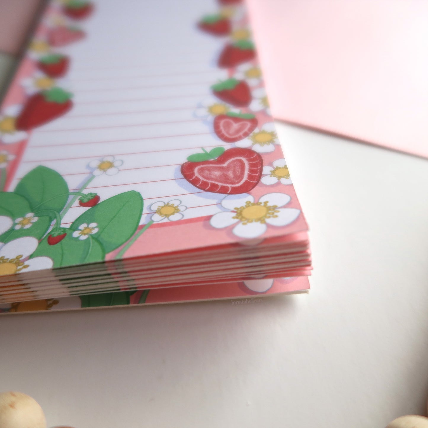 Strawberries To Do List Notepad - Stationery