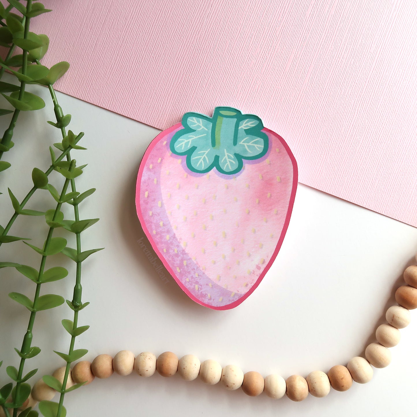 Strawberry Shaped Notepad - Stationery