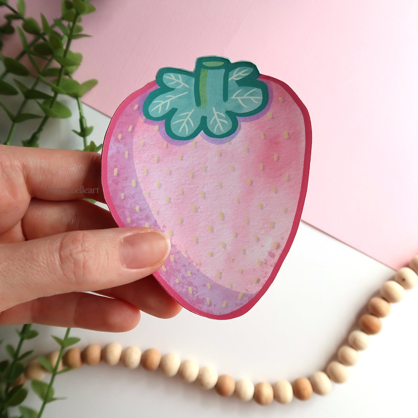 Strawberry Shaped Notepad - Stationery