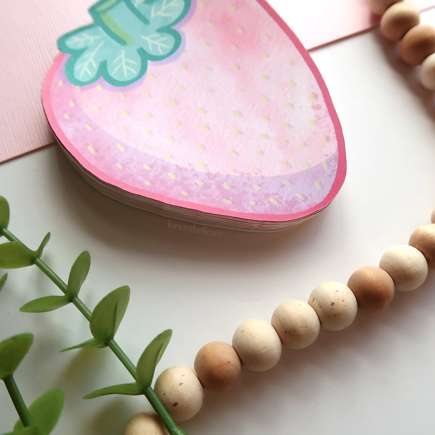 Strawberry Shaped Notepad - Stationery