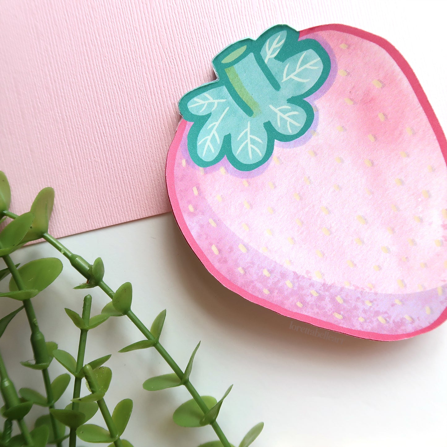 Strawberry Shaped Notepad - Stationery