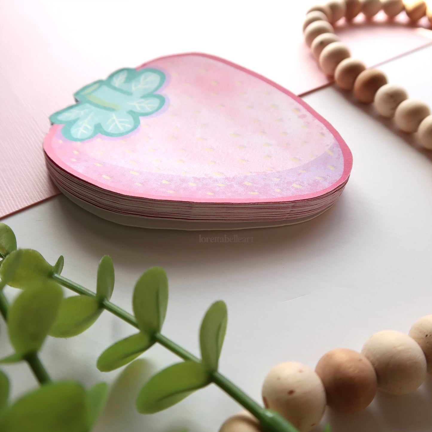 Strawberry Shaped Notepad - Stationery