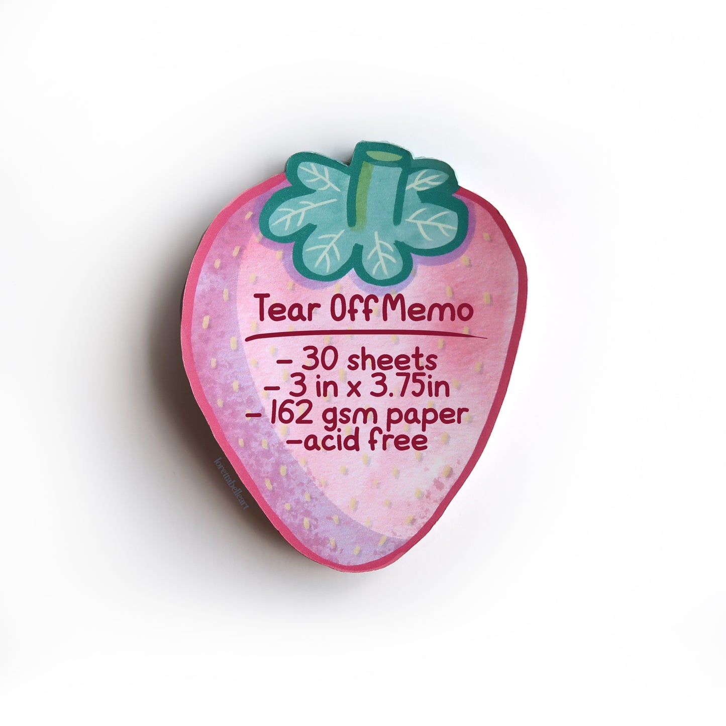 Strawberry Shaped Notepad - Stationery