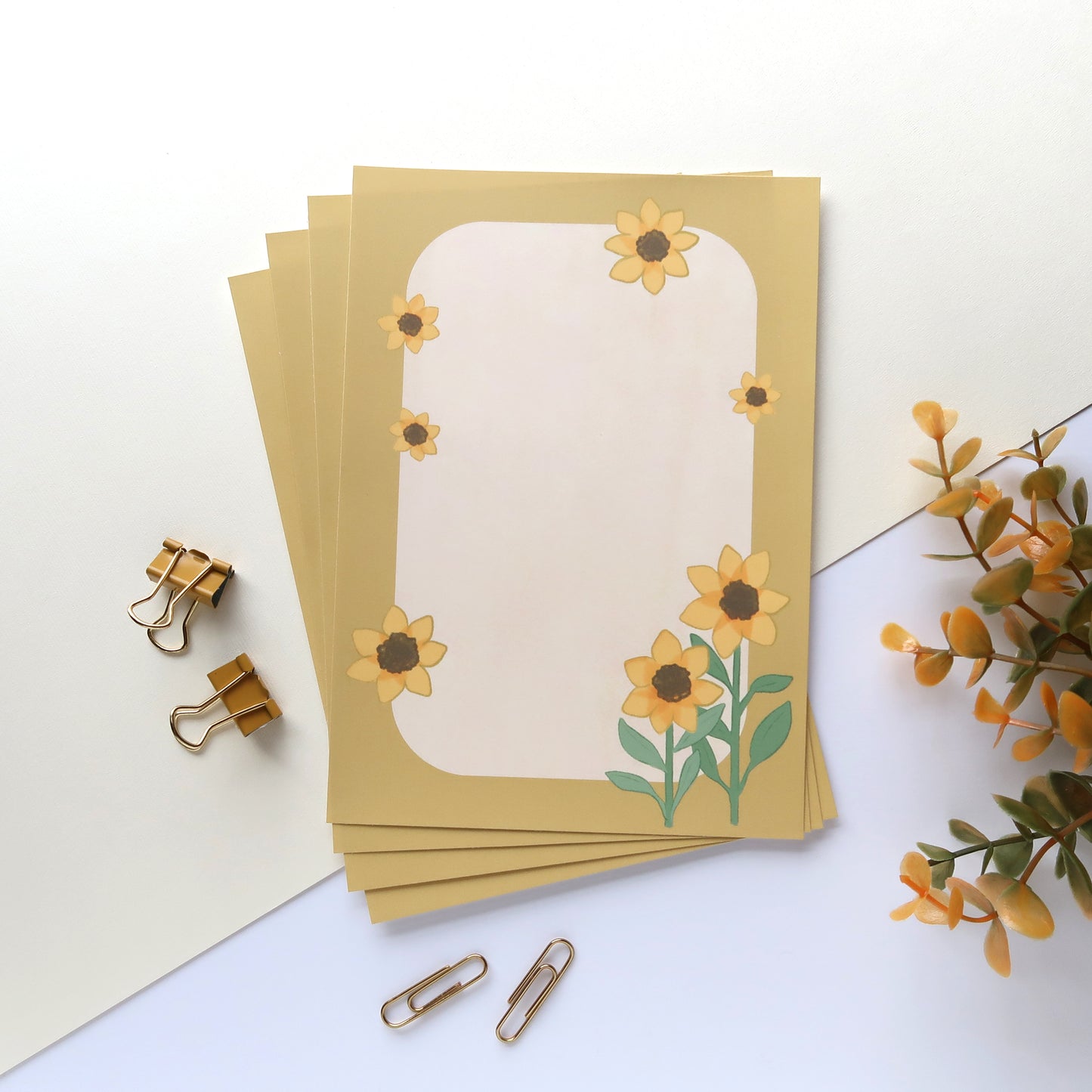 Sunflowers Letter Writing Set - Stationery