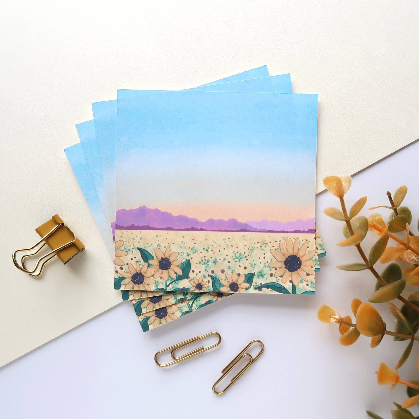 Sunflowers Letter Writing Set - Stationery