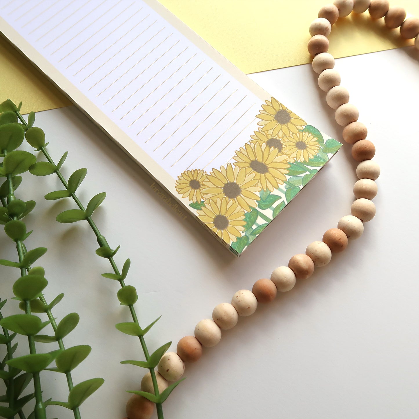 Sunflowers To Do List Notepad - Stationery