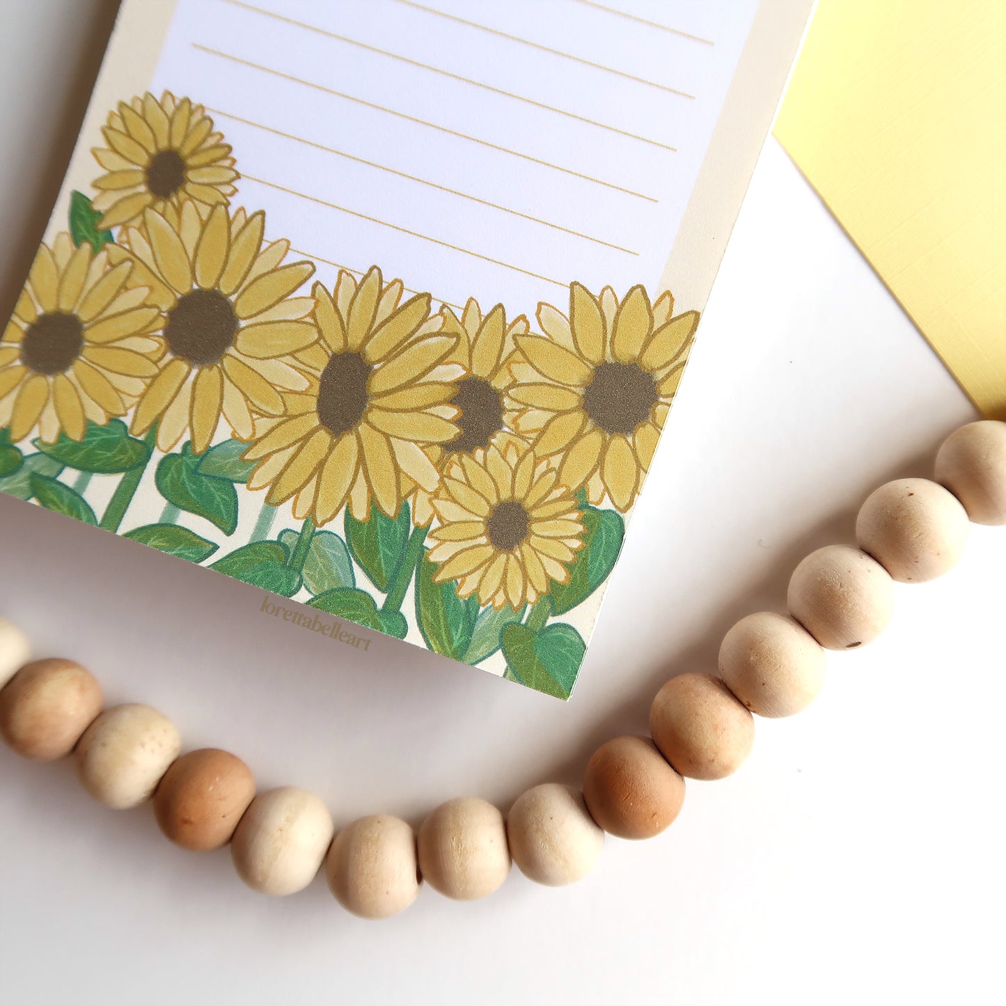 Sunflowers To Do List Notepad - Stationery