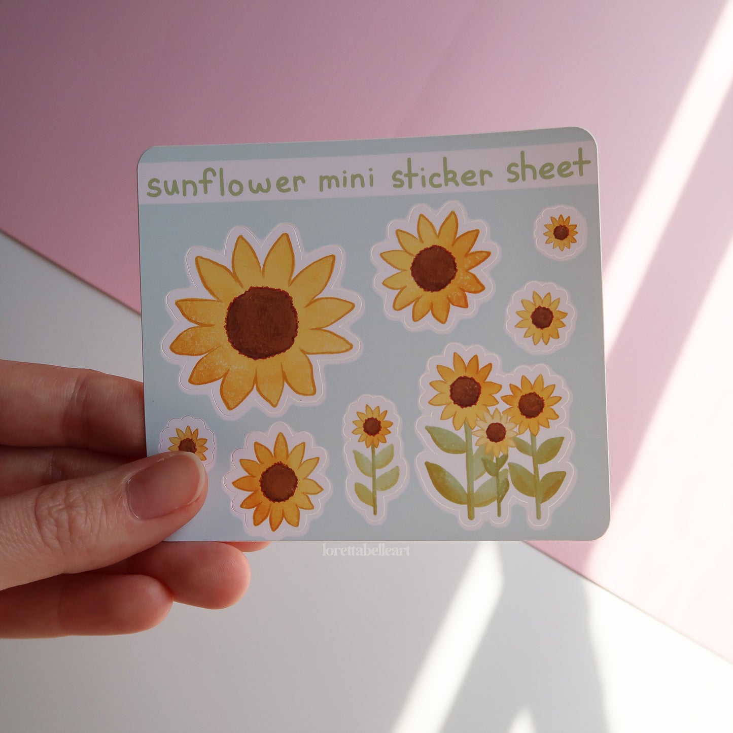 Sunflowers Mini Sticker Sheet