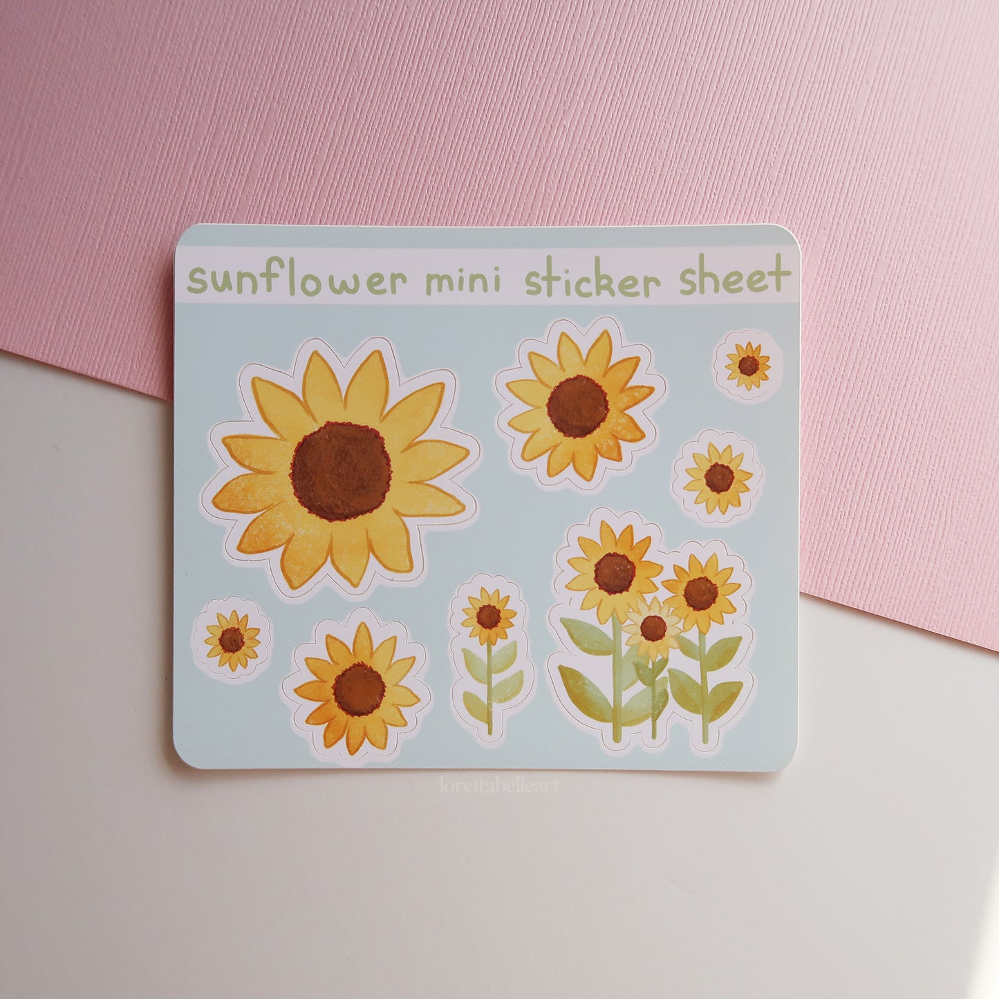 Sunflowers Mini Sticker Sheet