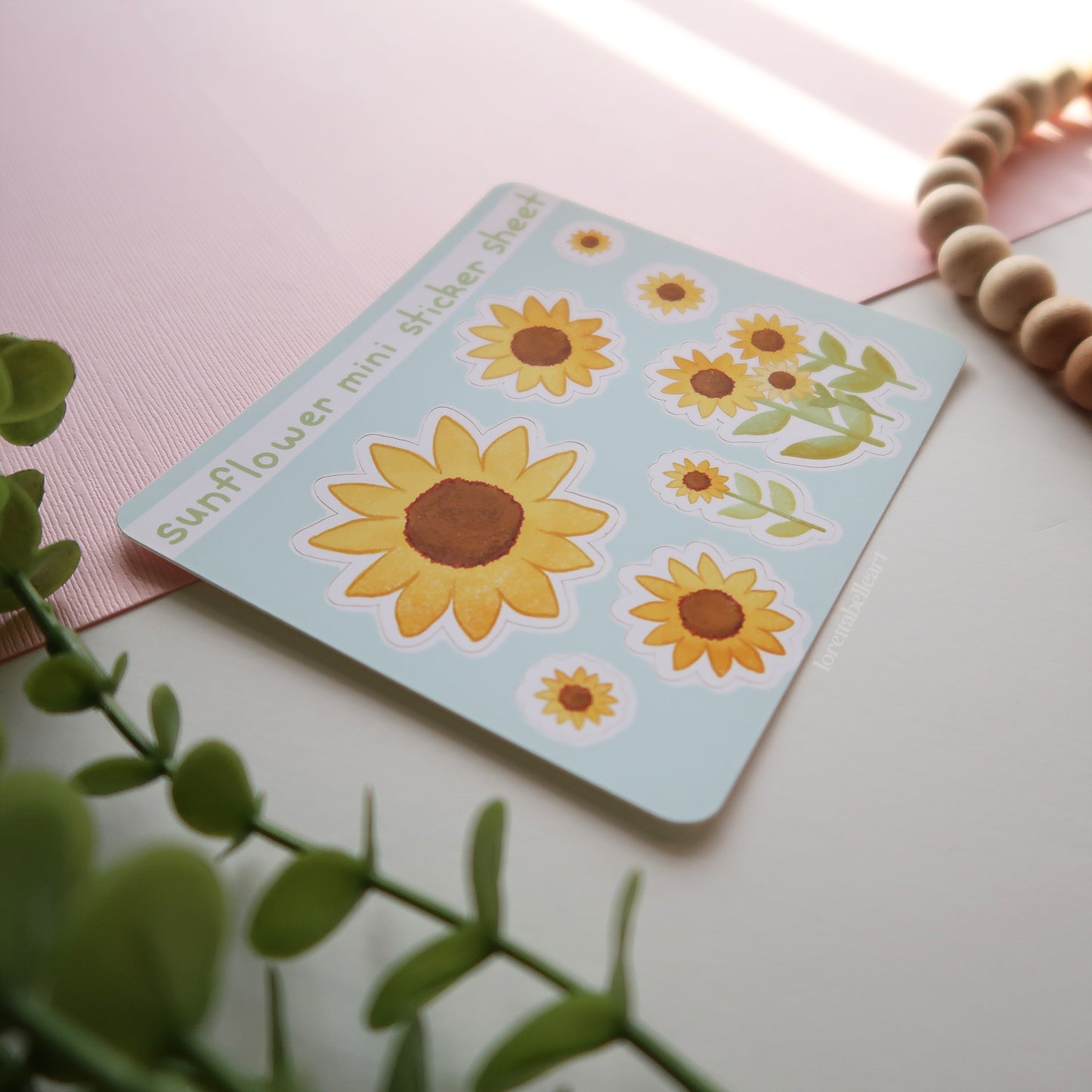 Sunflowers Mini Sticker Sheet