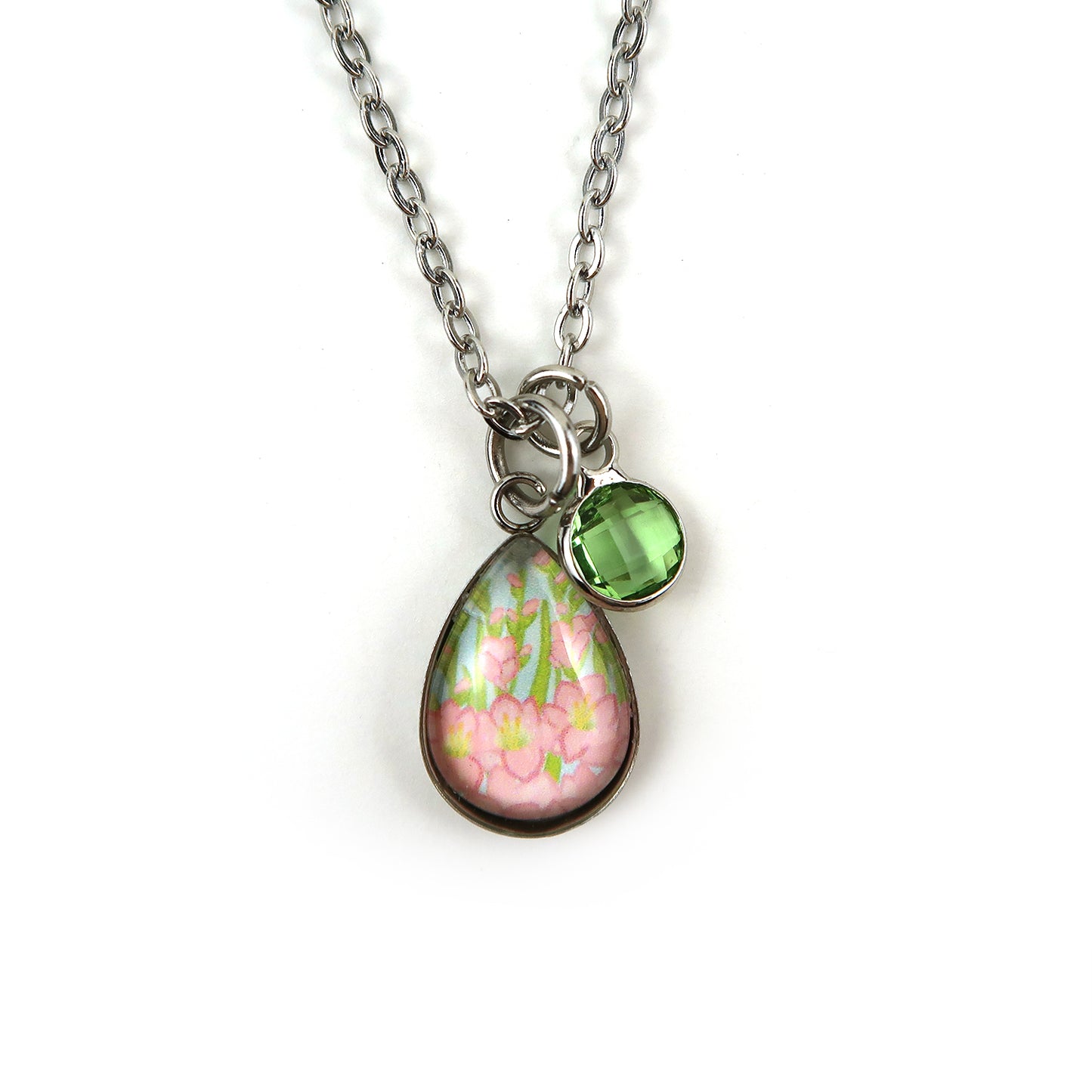 August Birth Flower Necklace - Gladiolus