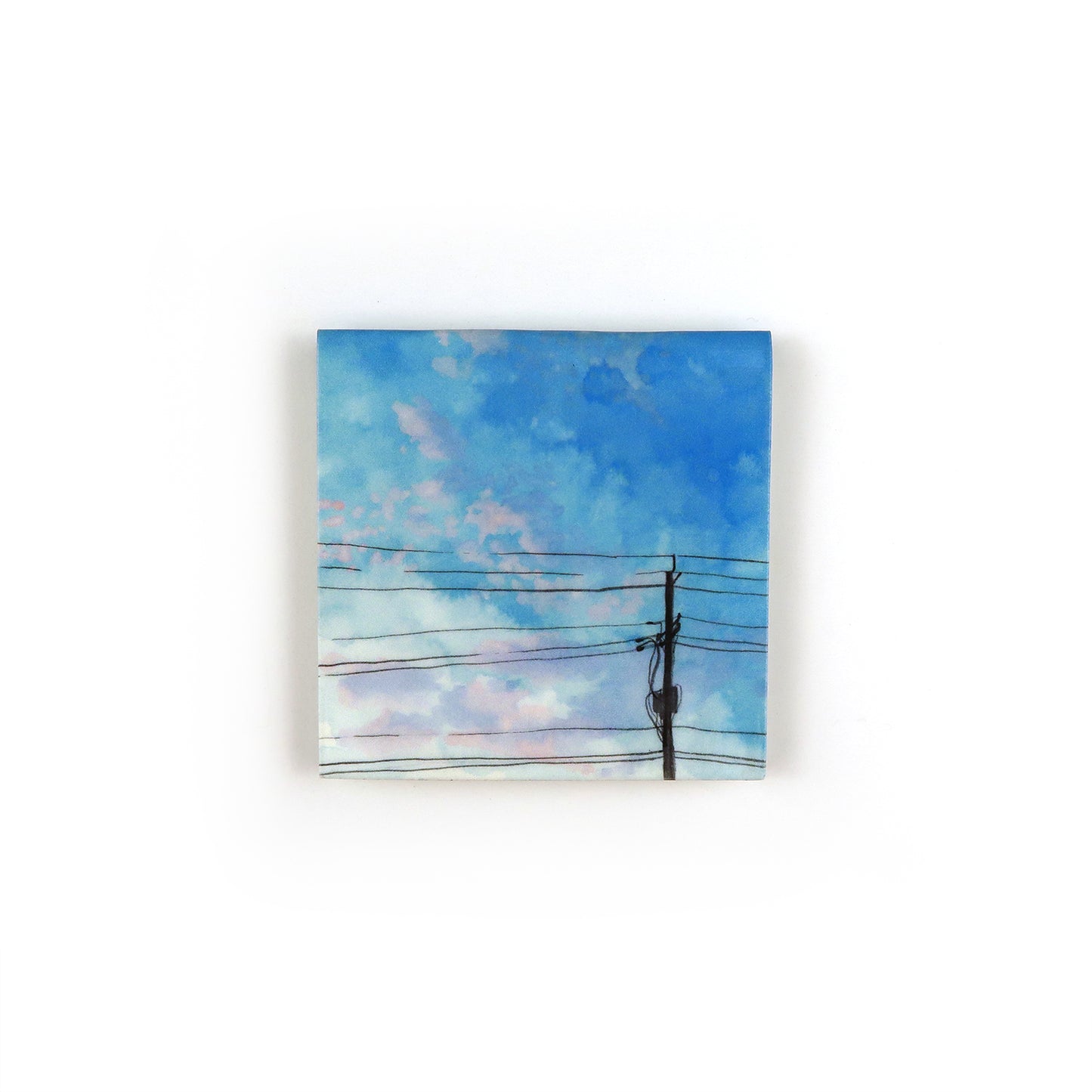 Blue Skies and Powerlines - Magnetic Bookmark