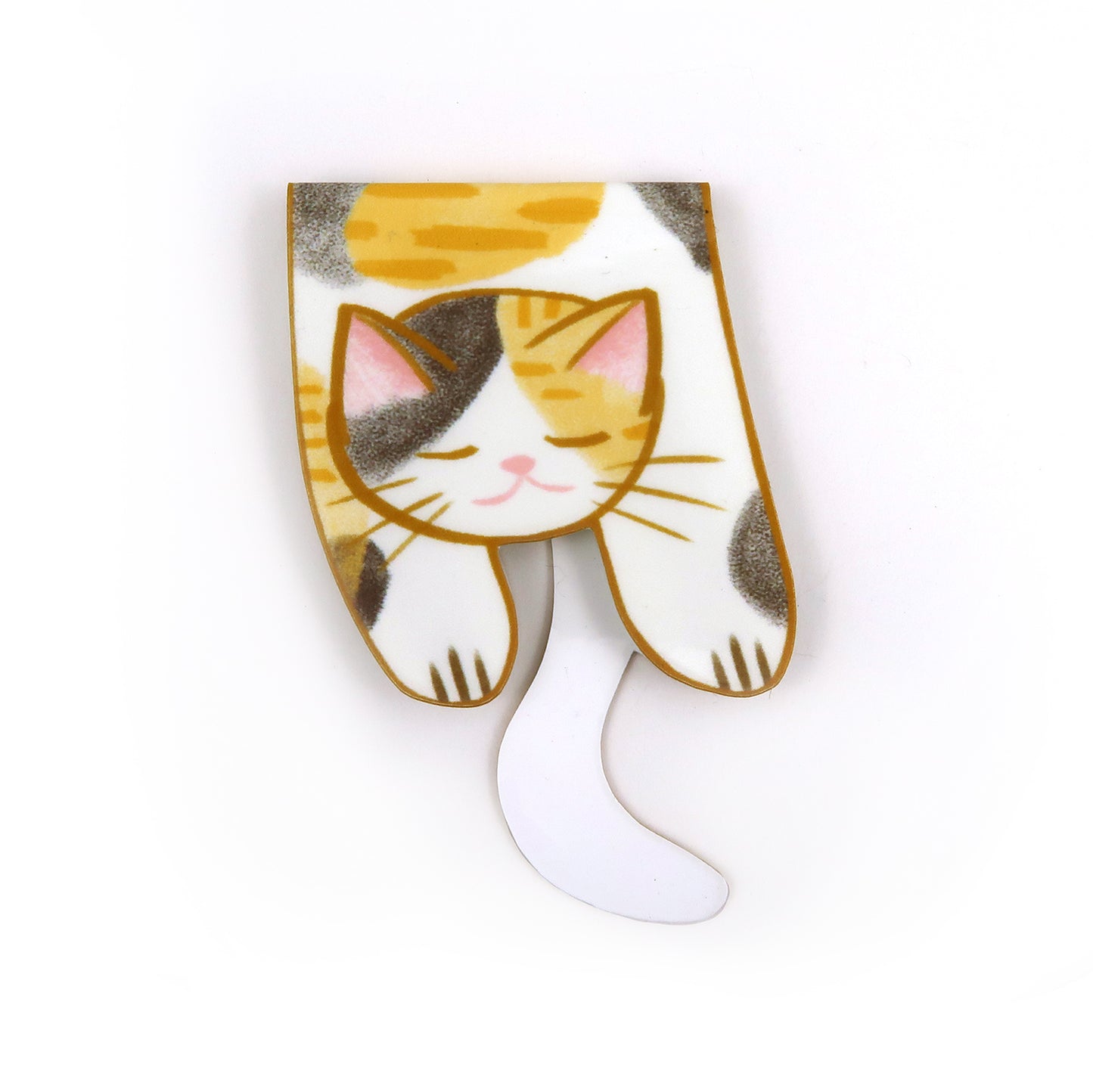 Calico Cat Foldover - Magnetic Bookmark