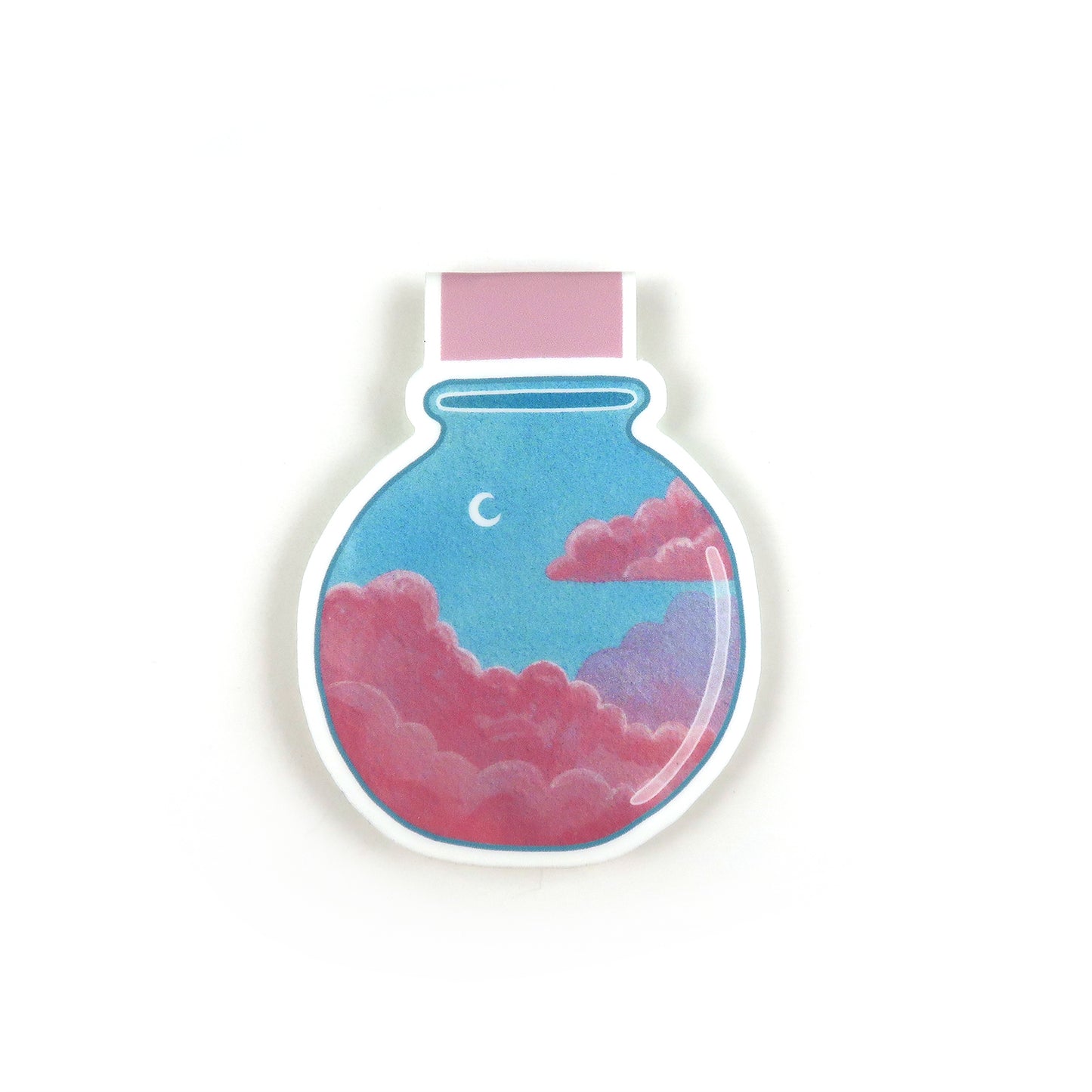 Cotton Candy Sky Jar - Magnetic Bookmark