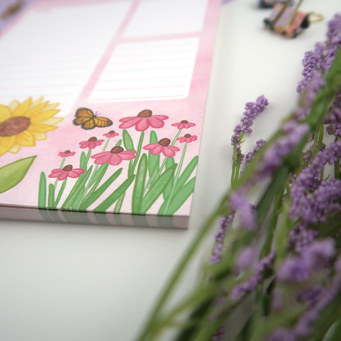 Fall Flowers Daily Planner - Stationery