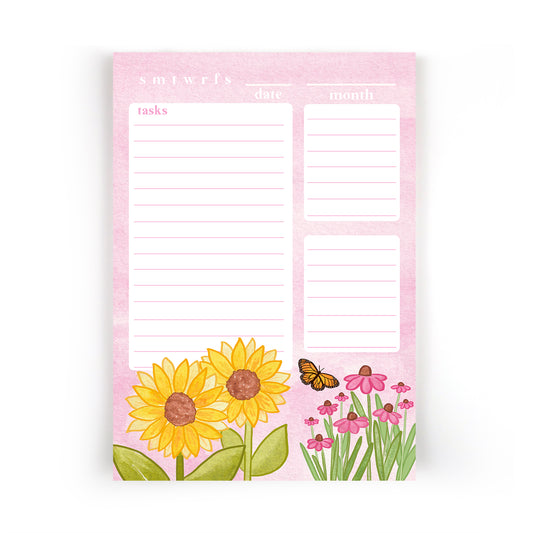 Fall Flowers Daily Planner - Stationery