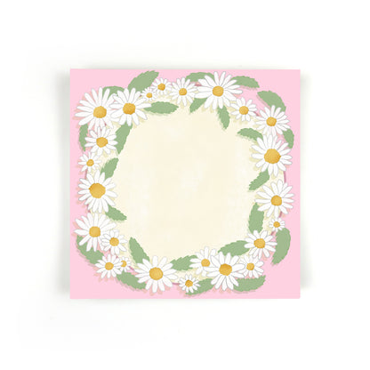 Daisy Ring Square Notepad - Stationery