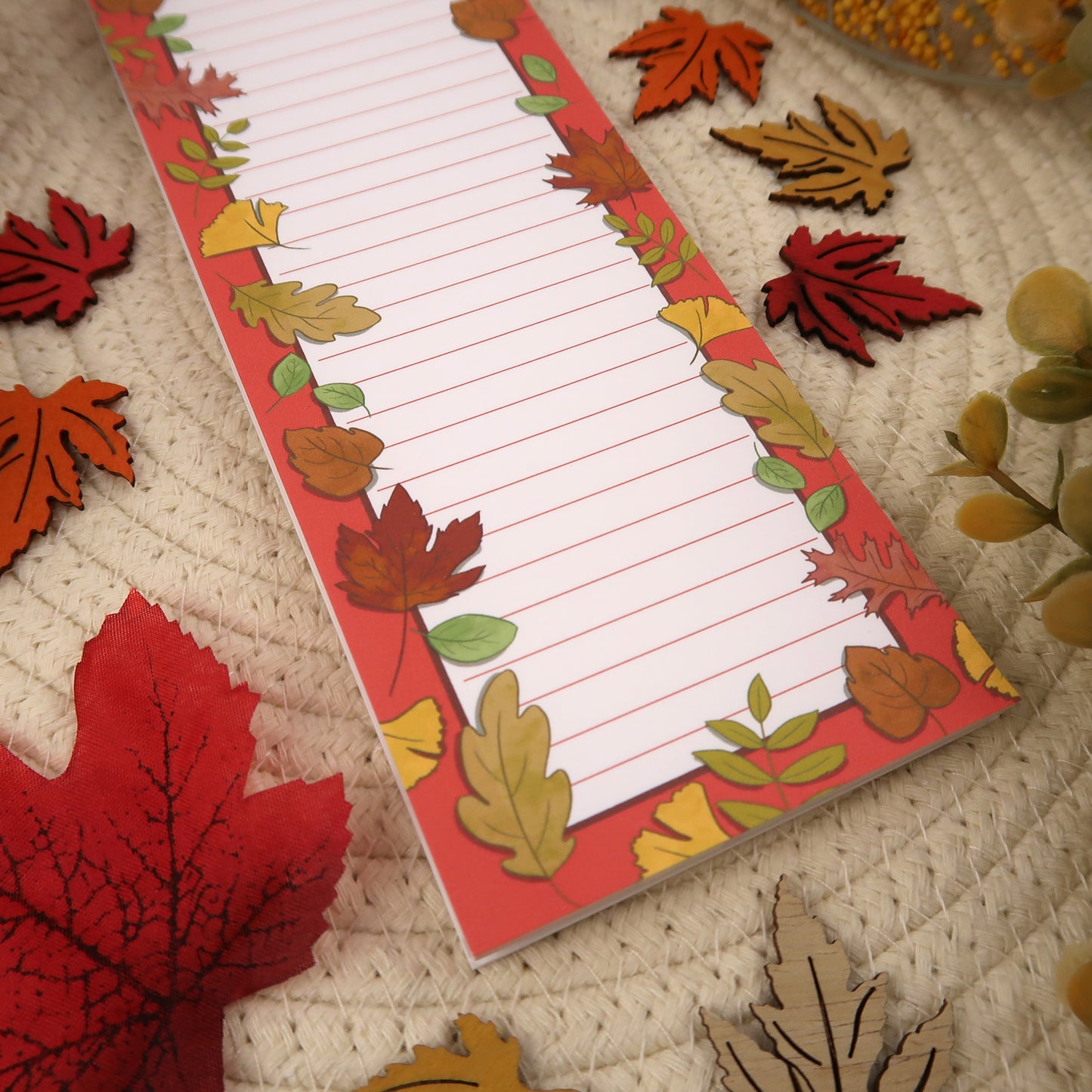 Fall Leaves To Do List Notepad - Stationery