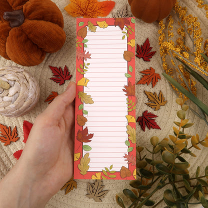 Fall Leaves To Do List Notepad - Stationery