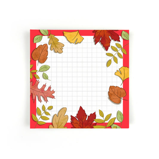 Fall Leaves Notepad - Stationery