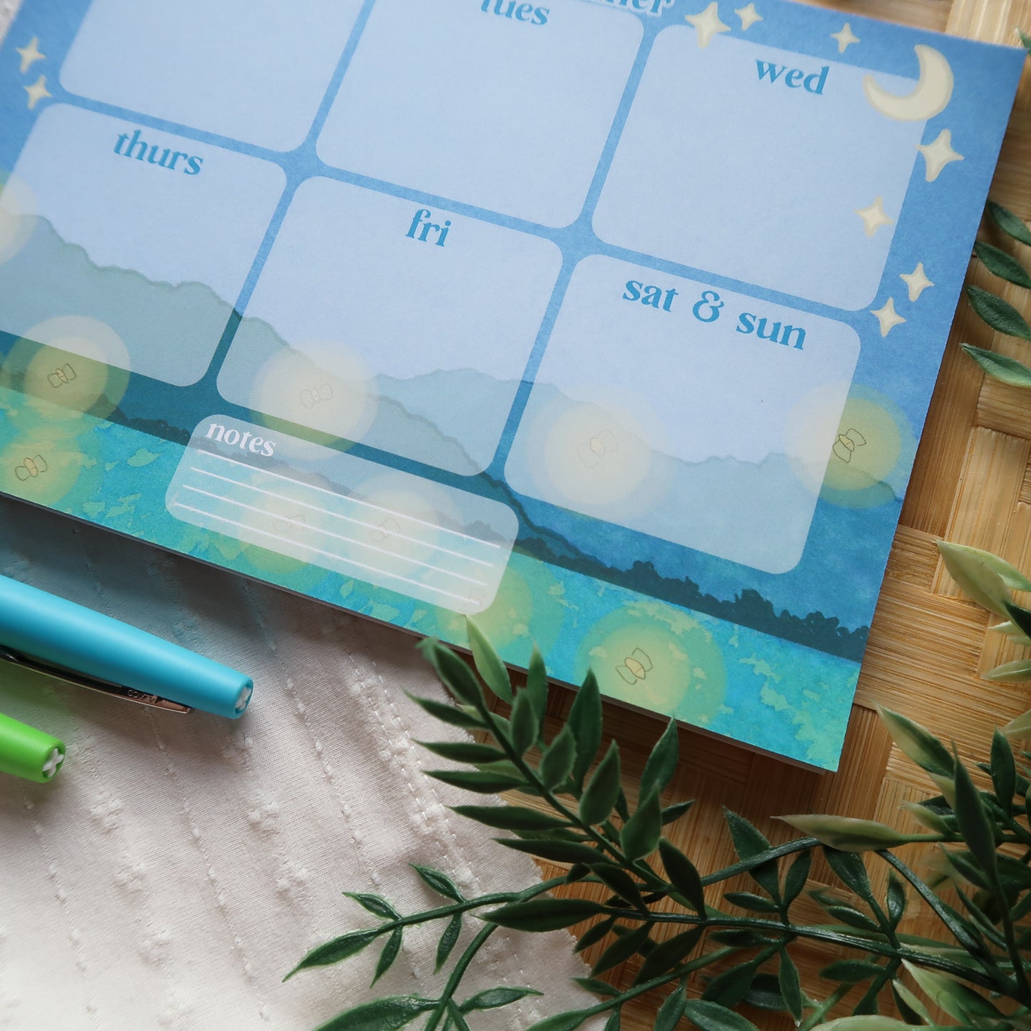 Fireflies Weekly Planner - Stationery