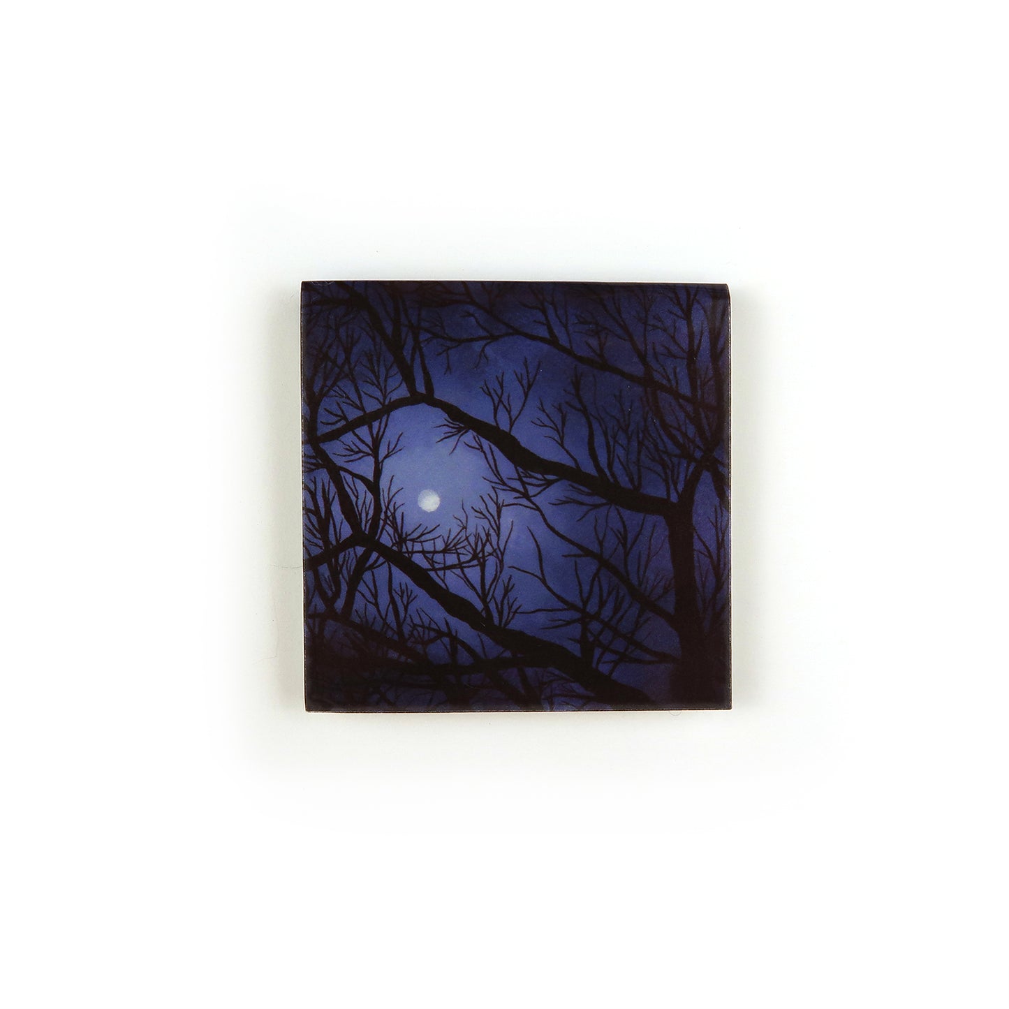 Full Moon Through the Trees - Magnetic Bookmark