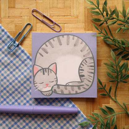 Gray Tabby Loaf Notes - Stationery