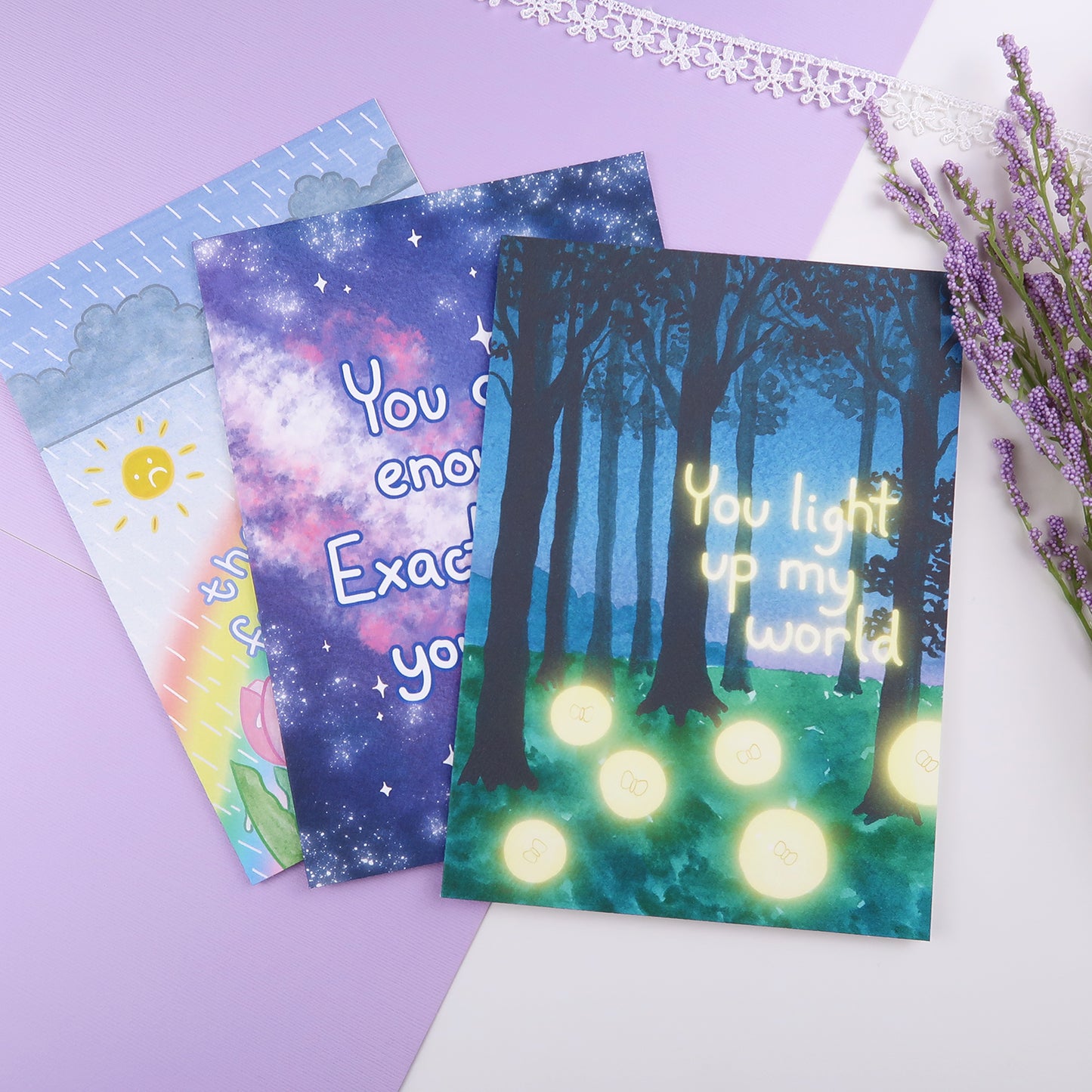 You Light up my World - Greeting Card