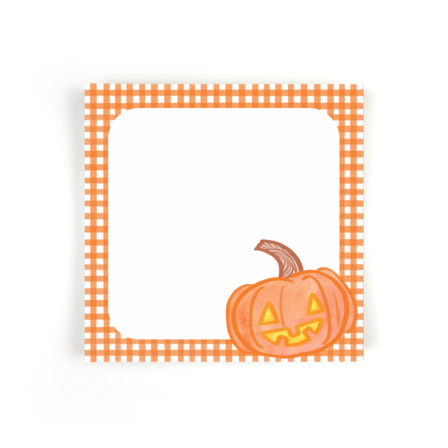 Jack O'Lantern Pumpkin Notepad - Stationery