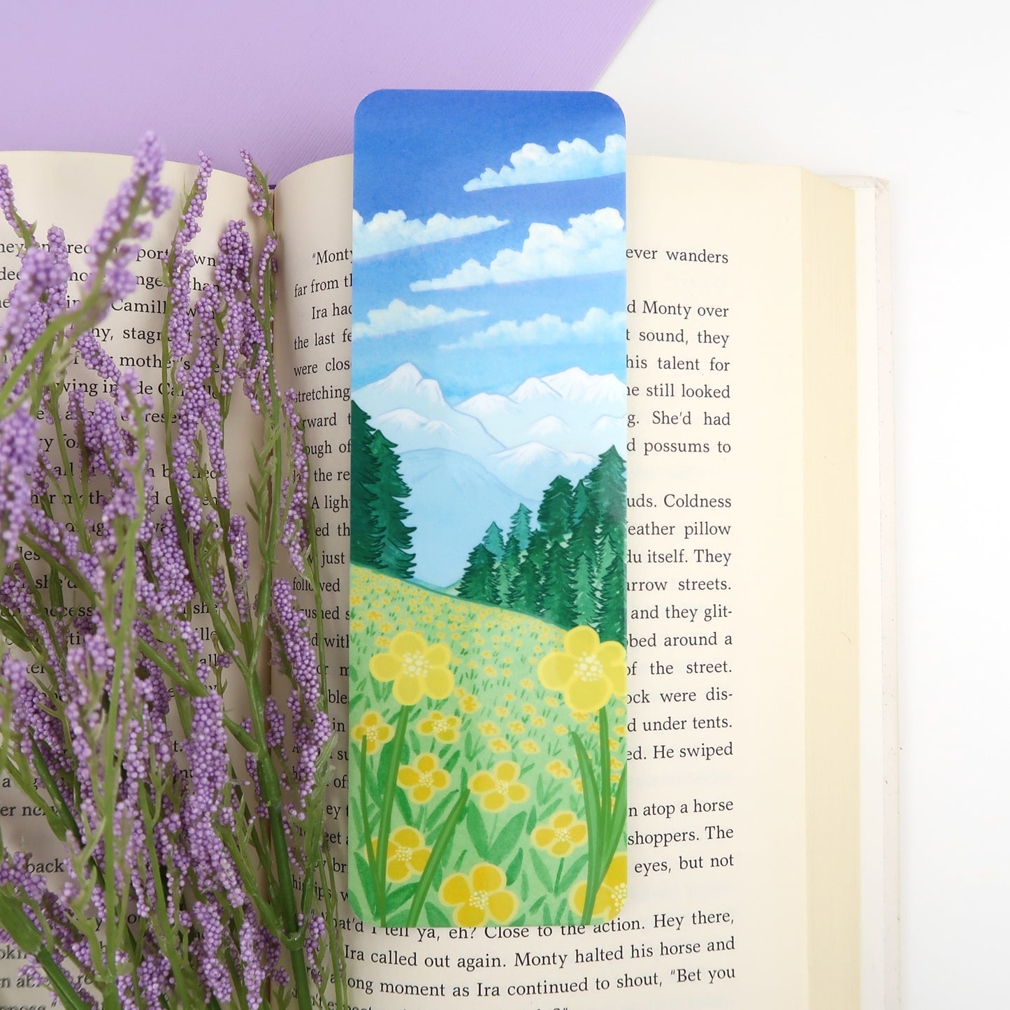 Mountain Flowers Bookmark