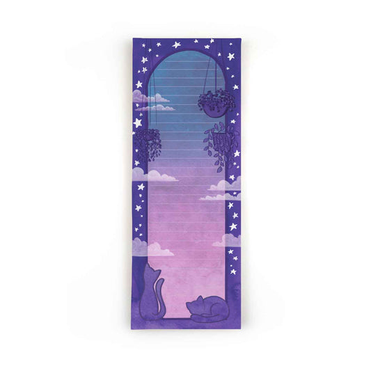 Night Sky Kitties To Do List Notepad - Stationery