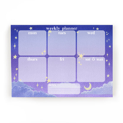 Night Sky Weekly Planner - Stationery