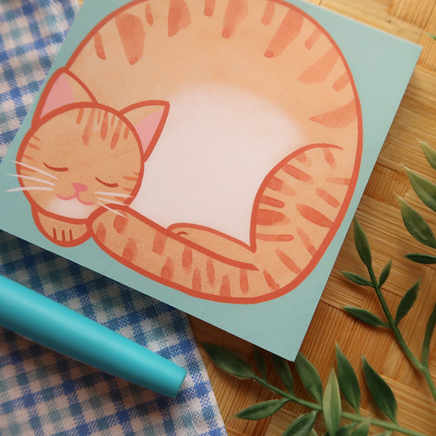 Orange Tabby Loaf Notes - Stationery