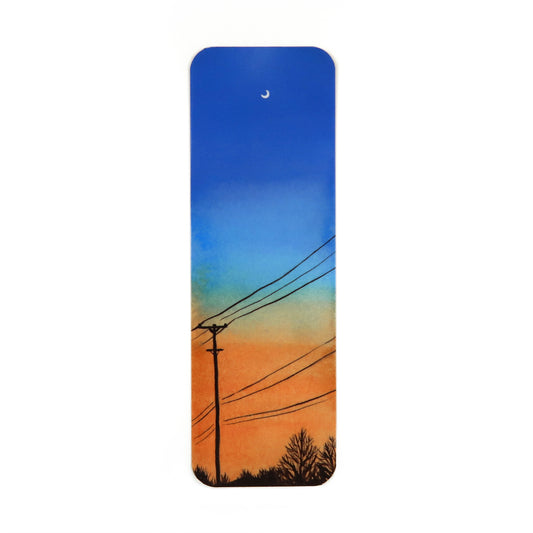 Orange Sunset Sky Bookmark