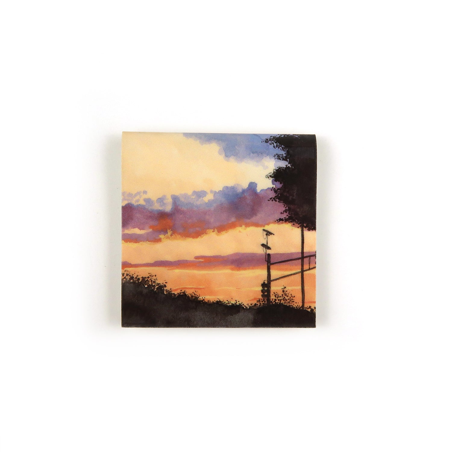 Orange Susnet Sky - Magnetic Bookmark โ Loretta Belle Art