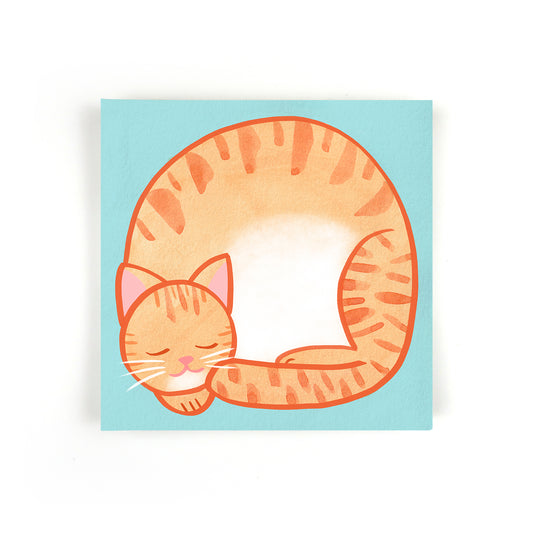 Orange Tabby Loaf Notes - Stationery