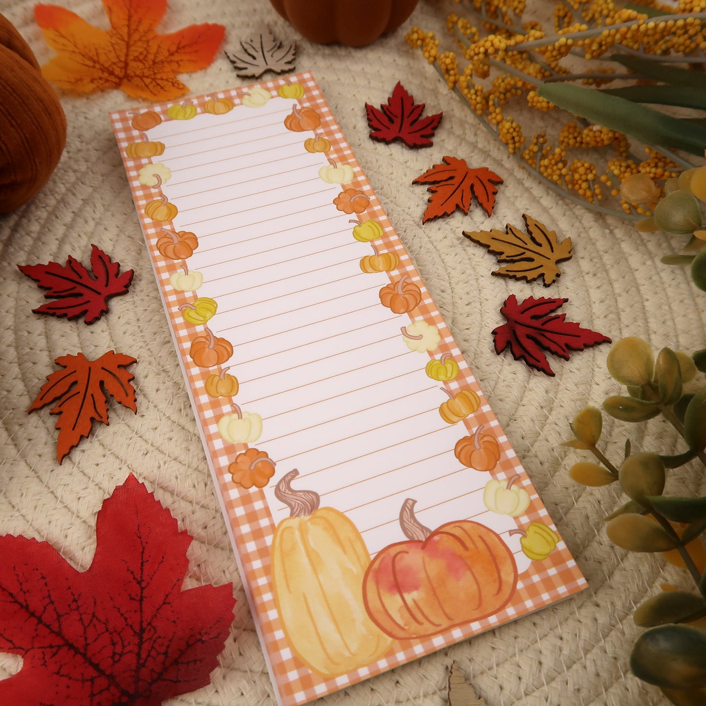 Pumpkins To Do List Notepad - Stationery