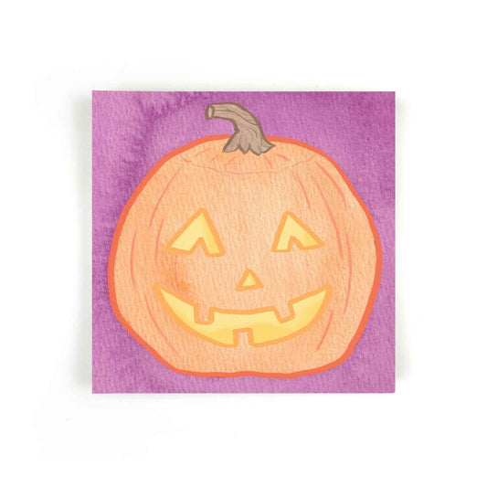 Purple Pumpkin Notepad - Stationery
