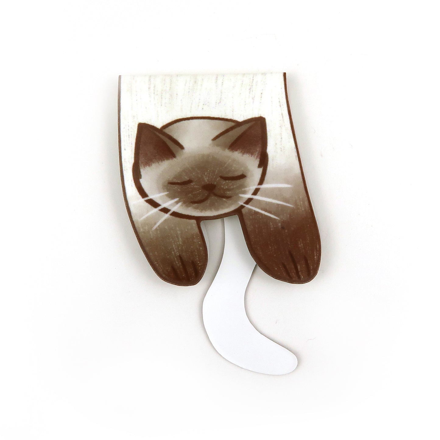 Siamese Cat Foldover - Magnetic Bookmark