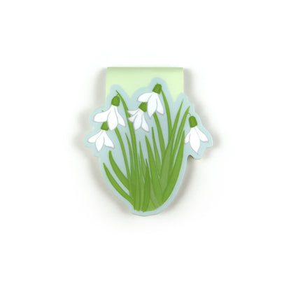 Snowdrop Flowers - Magnetic Bookmark