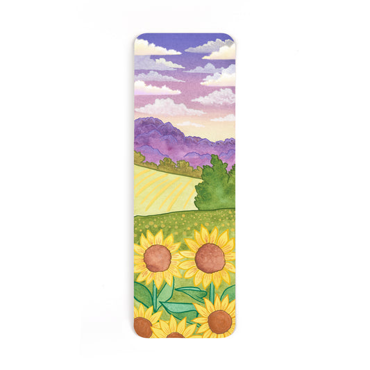 Sunflower Field Bookmark