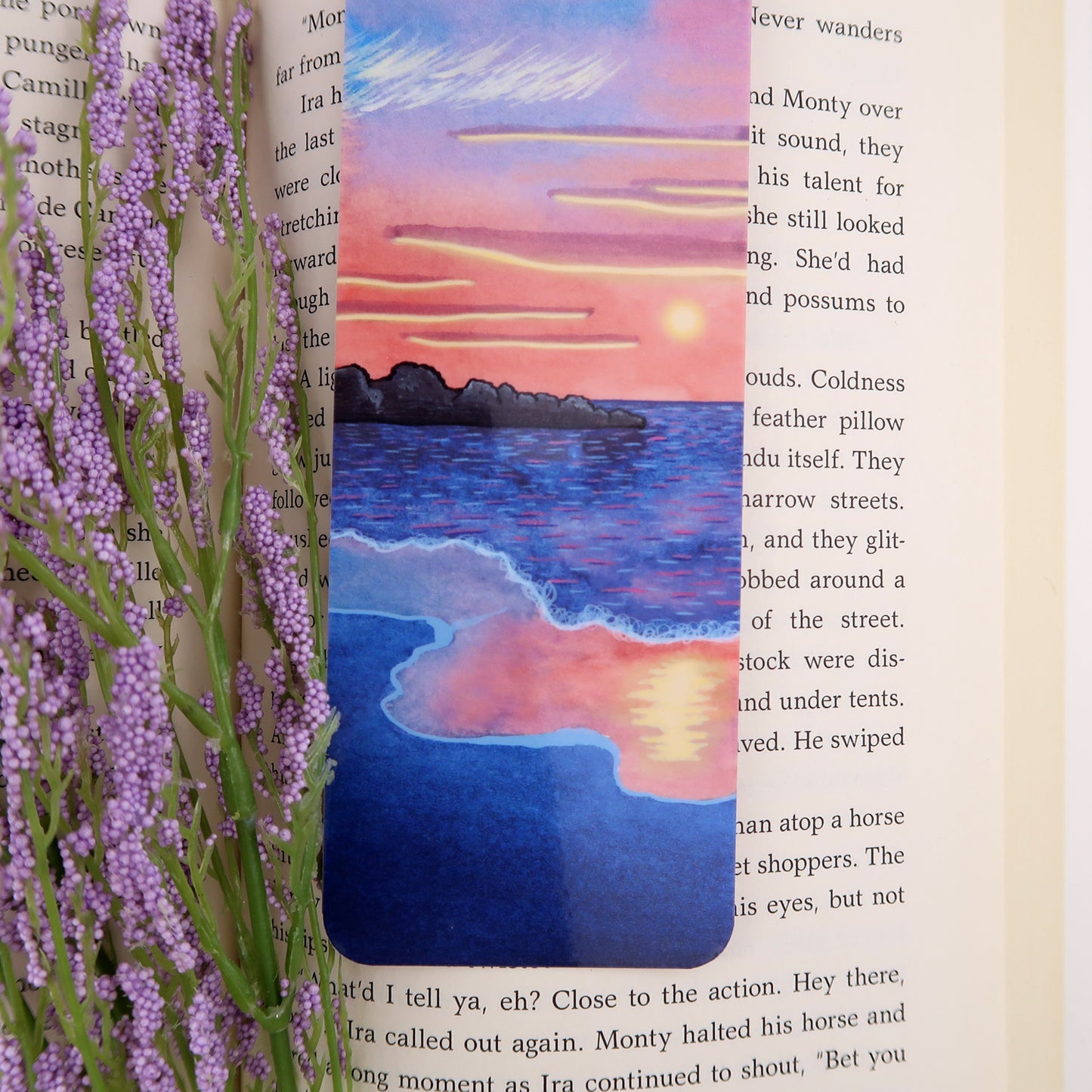 Jetty Sunset Beachy Bookmark
