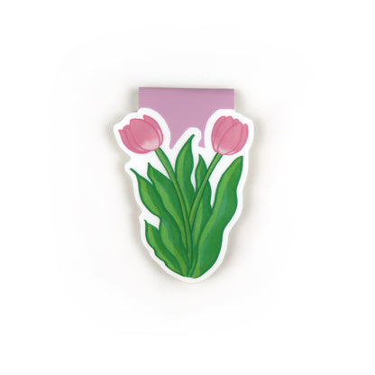 Tulip Flowers - Magnetic Bookmark