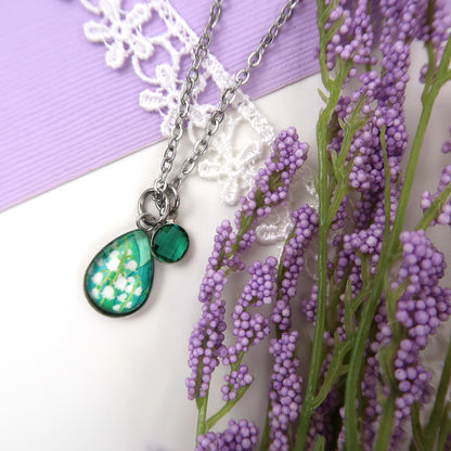 May Birth Flower Necklace - Lily of the Valley
