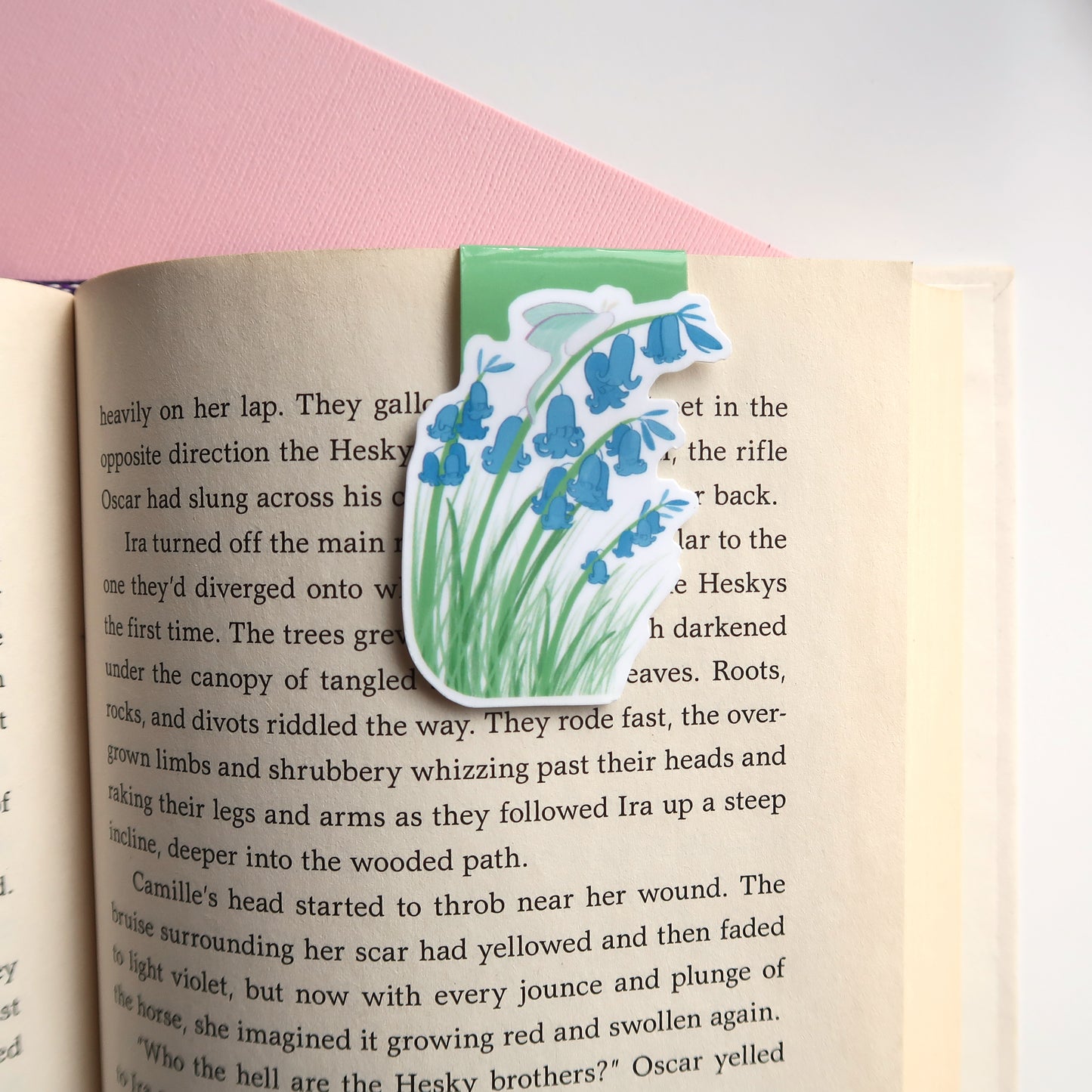Bluebell Flowers - Magnetic Bookmark