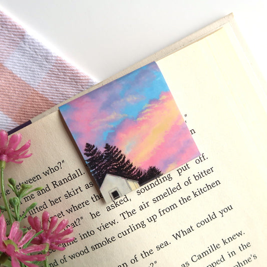 Bright Colorful Susnet Sky - Magnetic Bookmark