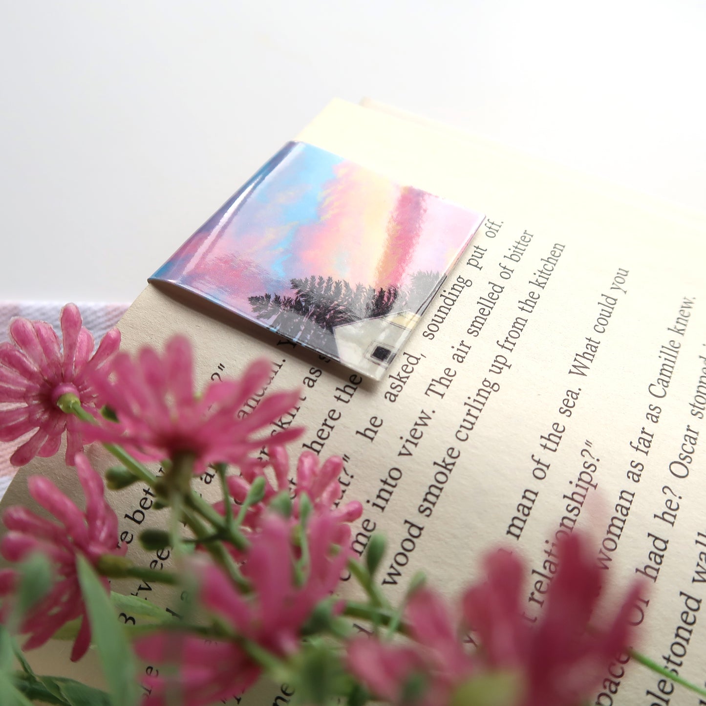 Bright Colorful Susnet Sky - Magnetic Bookmark