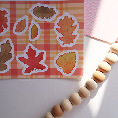 Fall Leaves Mini Sticker Sheet
