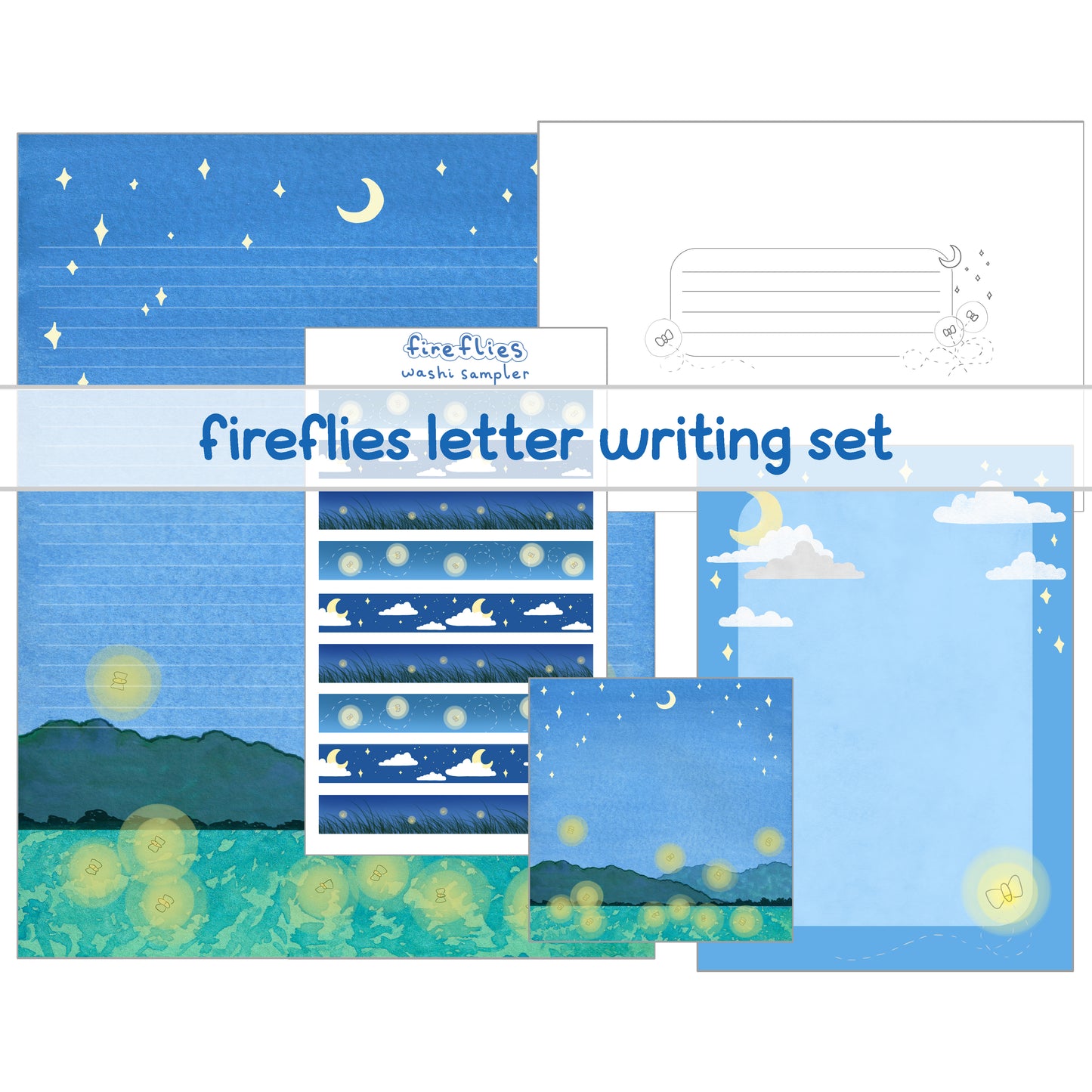 Fireflies Letter Writing Set - Stationery