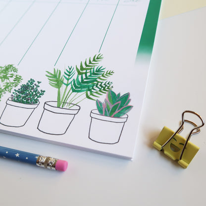 Houseplant Weekly Planner - Stationery